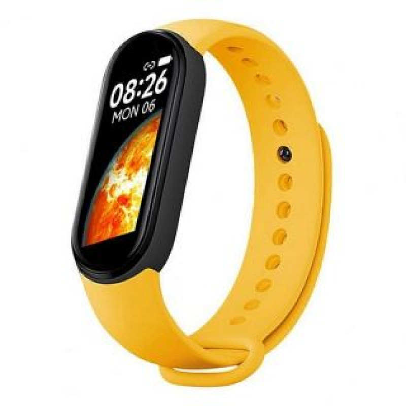 Iwear Fitnesa aproce iWear  SM7 Smart Bracelet 0.96'' TFT - Fitness Tracker IP67 with HR&Blood pressure / Social / Sleep Yellow