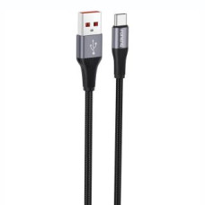 Foneng Kabelis Foneng  Foneng X112 USB-A to USB-C cable, 3A, 1m (black)