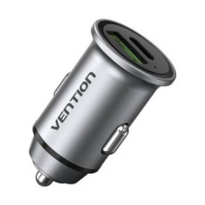 Vention Auto lādētāji Vention  Dual Port Car Charger USB-A, USB-C Vention FFBH0 18/20W Gray