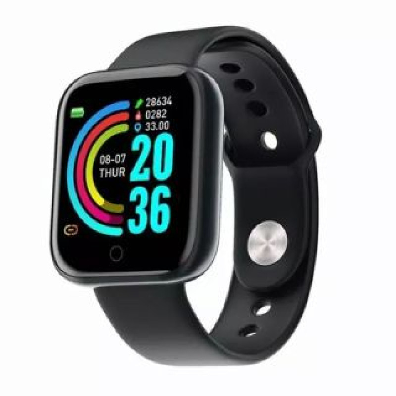 Iwear Fitnesa aproce iWear  M8 Smart&Fit Watch with Full Touch 1.3'' IPS Media control / HR / Blood pressure / Social Black