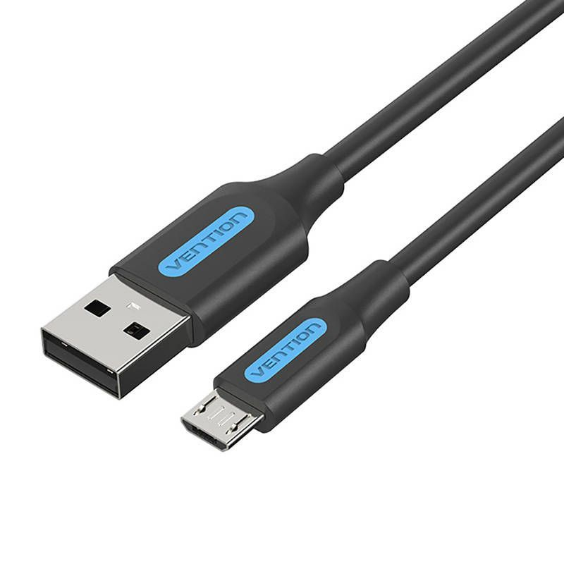 Vention Kabelis Vention  Cable USB 2.0 to Micro USB Vention COLBF 2A 1m (black)