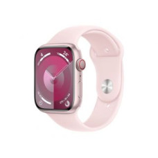 Apple Viedpulksteni Apple  Watch Series 9 GPS + Cellular 45mm Pink Aluminium Case with Light Pink Sport Band - M/L