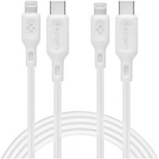 Spigen Adapteris Spigen  Spigen Kabel USB-C do Lightning 100cm     DuraSync biały/white 2szt 000CA26356