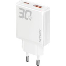 Dudao Adapteris Dudao  GaN Dudao A30EU 30W USB-A / USB-C Wall Charger - White