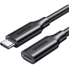 Ugreen Kabelis Ugreen  Ugreen 10387 USB-C - USB-C PD QC cable 4K 60Hz 100W 5A 10Gb/s 1m - black