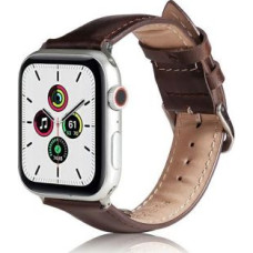 Beline Siksniņa Beline  Beline pasek Apple Watch Leather 42/44/45/49mm brązowy /brown