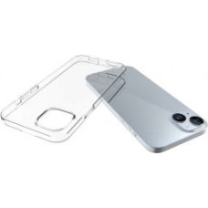 Evelatus Aizmugurējais vāciņš Evelatus Apple iPhone 15 Plus Clear Silicone Case 1.5mm TPU Transparent