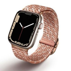 Uniq Siksniņa UNIQ  UNIQ pasek Aspen Apple Watch 40/38/41mm Series 1/2/3/4/5/6/7/8/9/SE/SE2 Braided DE różowy/citrus pink