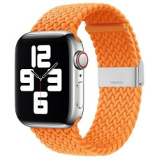 Hurtel Aizmugurējais vāciņš Hurtel  Strap Fabric Band for Watch Ultra / 9 / 8 / 7 / 6 / SE / 5 / 4 / 3 / 2 (49mm / 45mm / 44mm / 42mm) Braided Fabric Strap Watch Bracelet Orange (10)