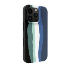 Evelatus Aizmugurējais vāciņš Evelatus Apple iPhone 16 Pro Multi-Colored Silicone Case With MagSafe Aqua Blue