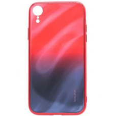 Evelatus Aizmugurējais vāciņš Evelatus Apple iPhone XR Water Ripple Gradient Color Anti-Explosion Tempered Glass Case Gradient Red-Black