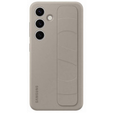 Samsung Aizmugurējais vāciņš Samsung - EF-GS921CUE Samsung Standing Grip Cover for Galaxy S24 Taupe