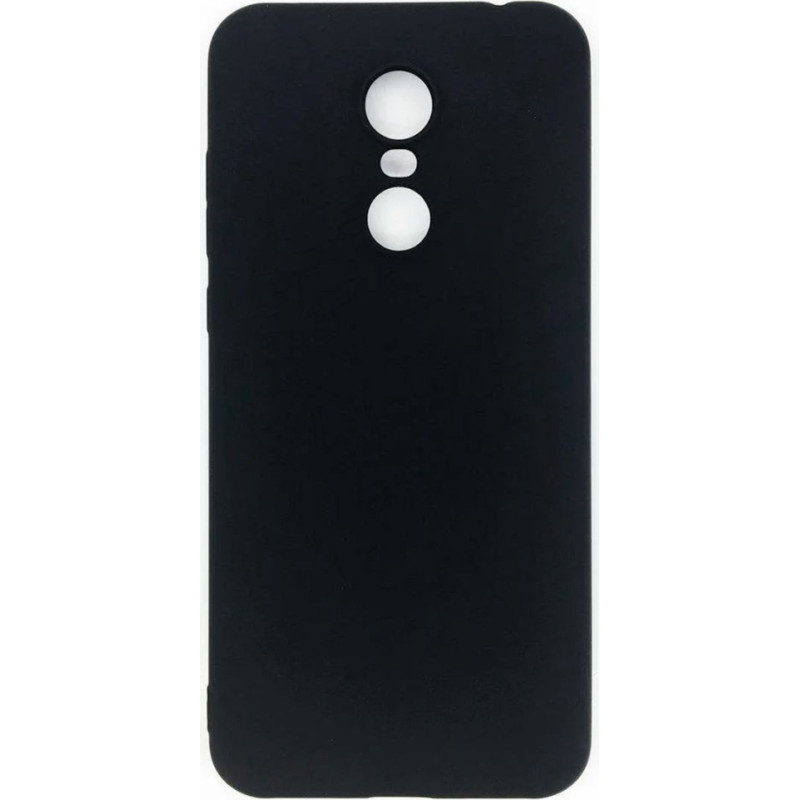 Evelatus Aizmugurējais vāciņš Evelatus Xiaomi Redmi 5 Plus Nano Silicone Case Soft Touch TPU Black