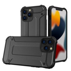 Hurtel Aizmugurējais vāciņš Hurtel - Hybrid Armor Case Tough Rugged Cover for iPhone 13 Pro Max black