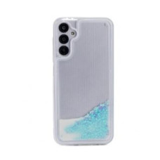 Ilike Aizmugurējais vāciņš iLike Samsung Galaxy A34 5G Silicone Case Water Glitter Blue