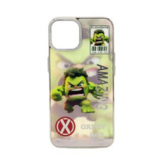 Ilike Aizmugurējais vāciņš iLike Apple iPhone 14 PC Silicone Case Green Boy