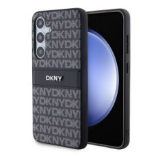 Dkny Aizmugurējais vāciņš DKNY - DKNY PC/TPU Repeat Pattern Tonal Stripe Case for Samsung S24 Black