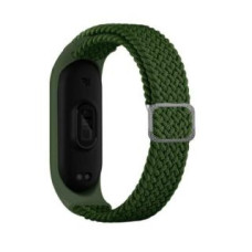 Beline Siksniņa Beline  Beline pasek Mi Band 3/4 Textile zielony/green