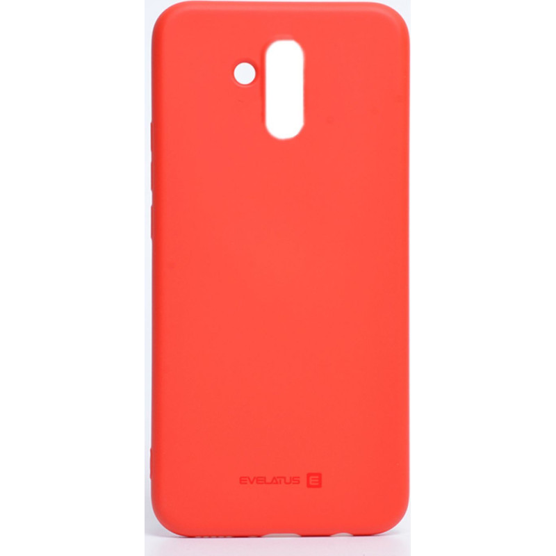 Evelatus Aizmugurējais vāciņš Evelatus Huawei Mate 20 lite Silicone Case Red