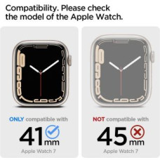 Spigen Siksniņa Spigen  Spigen Ultra Hybrid case for Apple Watch 7 / 8 / 9 (41 mm) - transparent