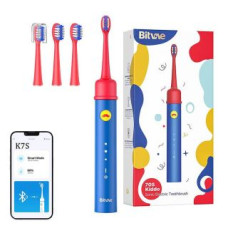 Bitvae Zobu birste Bitvae  Sonic toothbrush for kids with app and tip set Bitvae BVK7S (blue)