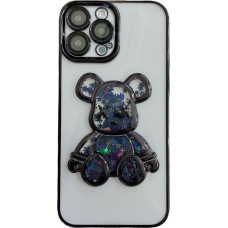 Ilike Aizmugurējais vāciņš iLike Apple iPhone 15 Pro Max Silicone Case Print Desire Bear Black