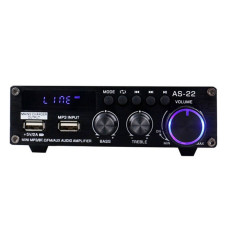 Blitzwolf Vadu skaļruņi BlitzWolf  Blitzwolf AS-22 audio amplifier, 45W, Bluetooth 5.0, USB + remote control (black)