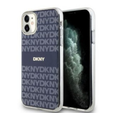 Dkny Aizmugurējais vāciņš DKNY - DKNY PC/TPU Repeat Pattern Tonal Stripe Magsafe Case for iPhone 11 Blue