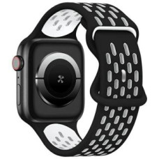 Beline Siksniņa Beline  Beline pasek Apple Watch New Sport Silicone 38/40/41mm czarno-biały black/white box