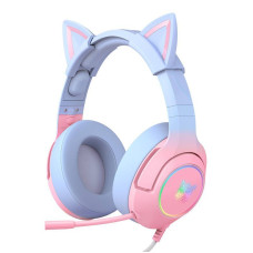 Onikuma Bezvadu austiņas ONIKUMA  ONIKUMA K9 7.1 Gaming Headphones Pink and Blue