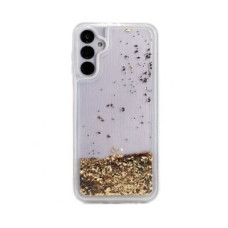 Ilike Aizmugurējais vāciņš iLike Samsung Galaxy A54 5G Silicone Case Water Glitter Gold