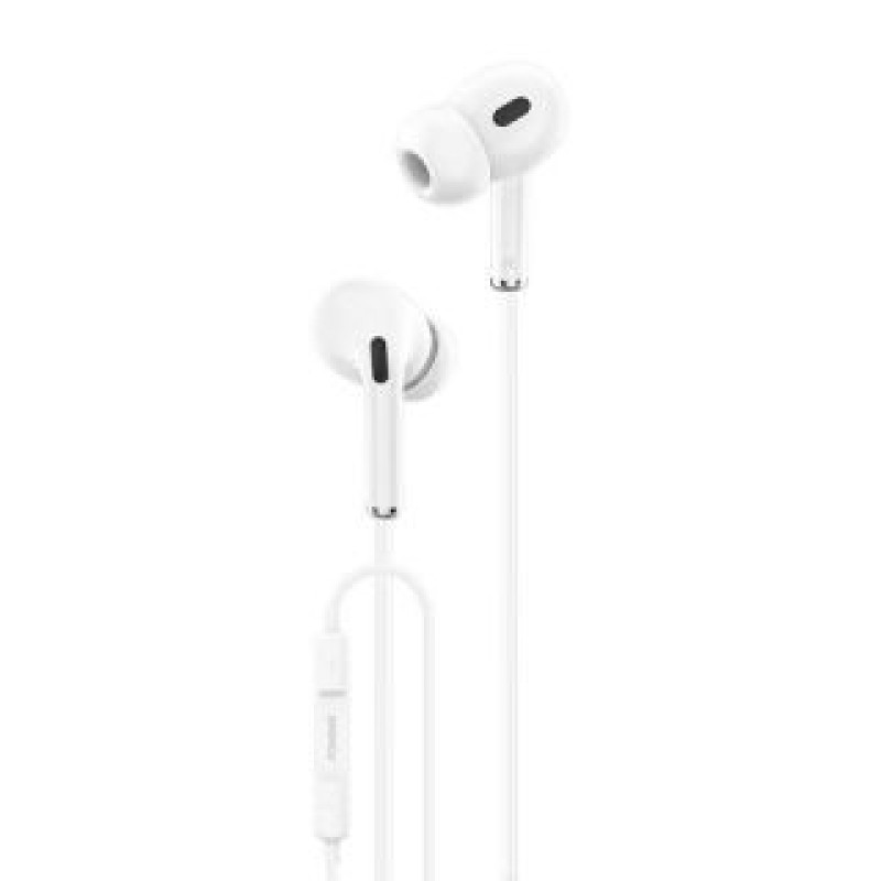 Foneng Vadu austiņas Foneng  In-ear headphones, wired Foneng T33, mini jack 3.5mm, microphone (white)