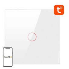 Avatto Viedierīce Avatto  Smart Light Switch ZigBee Avatto LZTS02-EU-W1 1 Way No Neutral TUYA (white)