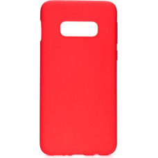 Evelatus Aizmugurējais vāciņš Evelatus Samsung Galaxy S10e Premium Soft Touch Silicone Case Red