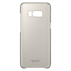 Samsung Aizmugurējais vāciņš Samsung  QG955CFE Clear Cover for Galalxy S8+ G955 Gold