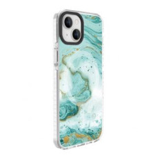 Evelatus Aizmugurējais vāciņš Evelatus Apple iPhone 15 PC+TPU With MagSafe Customized Print Blue Marble