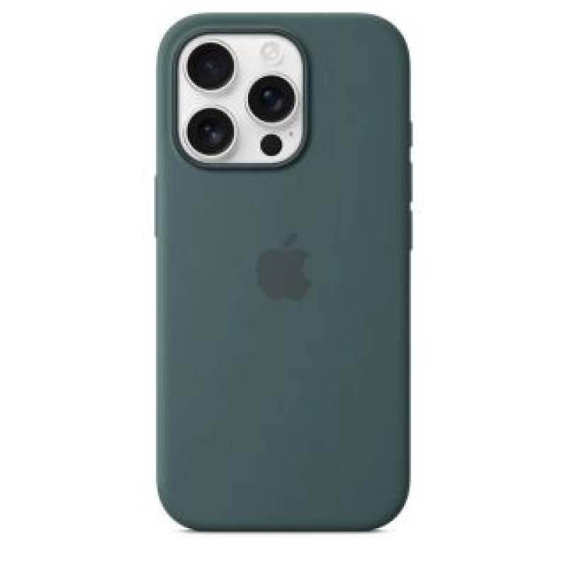 Apple Aizmugurējais vāciņš Apple - iPhone 16 Pro Silicone Case with MagSafe Lake Green