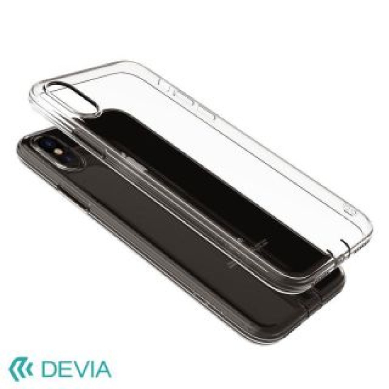 Devia Aizmugurējais vāciņš Devia Apple iPhone X Shockproof soft case Clear tea