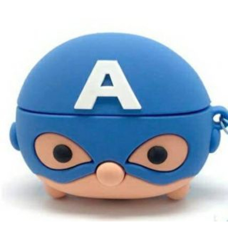 Ilike Maciņš austiņām iLike - Captain America Premium AirPods Pro Case Blue