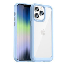 Ilike Aizmugurējais vāciņš iLike Apple iPhone 14 Pro Max hard case with a gel frame Translucent Blue