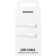 Samsung Kabelis Samsung  Cable USB-C to USB-C 45W 5A Whte