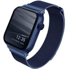 Uniq Siksniņa UNIQ  UNIQ pasek Dante Apple Watch Series 1/2/3/4/5/6/7/8/9/SE/SE2 38/40/41mm Stainless Steel niebieski/marine blue