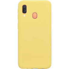 Evelatus Aizmugurējais vāciņš Evelatus Samsung Galaxy A40 Nano Silicone Case Soft Touch TPU Yellow