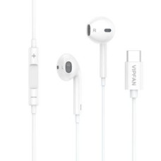 Vipfan Vadu austiņas Vipfan  Wired in-ear headphones VFAN M14, USB-C, 1.1m (white)