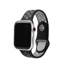 Beline Siksniņa Beline  Beline pasek Apple Watch Sport Silicone 38/40/41mm czarno-szary black/gray