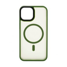 Evelatus Aizmugurējais vāciņš Evelatus Apple iPhone 15 Hybrid Case With MagSafe PC+TPU Green