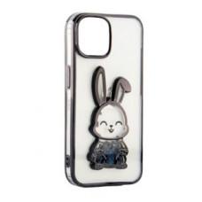 Ilike Aizmugurējais vāciņš iLike Apple iPhone 11 Silicone Case Print Desire Rabbit Black