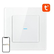 Avatto Viedierīce Avatto  Smart Light Switch WiFi Avatto N-TS10-W1 1 Way TUYA (white)