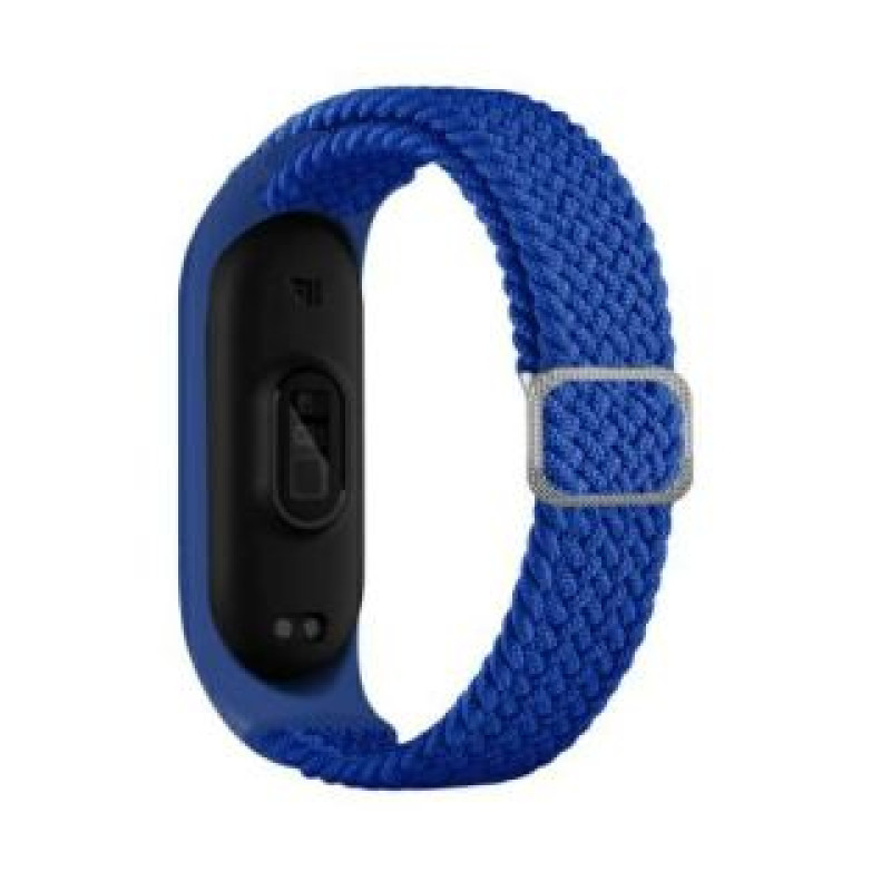 Beline Siksniņa Beline  Beline pasek Mi Band 7/6/5 Textile niebieski/blue