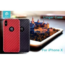 Devia Aizmugurējais vāciņš Devia Apple iPhone X LINGER  Case Red